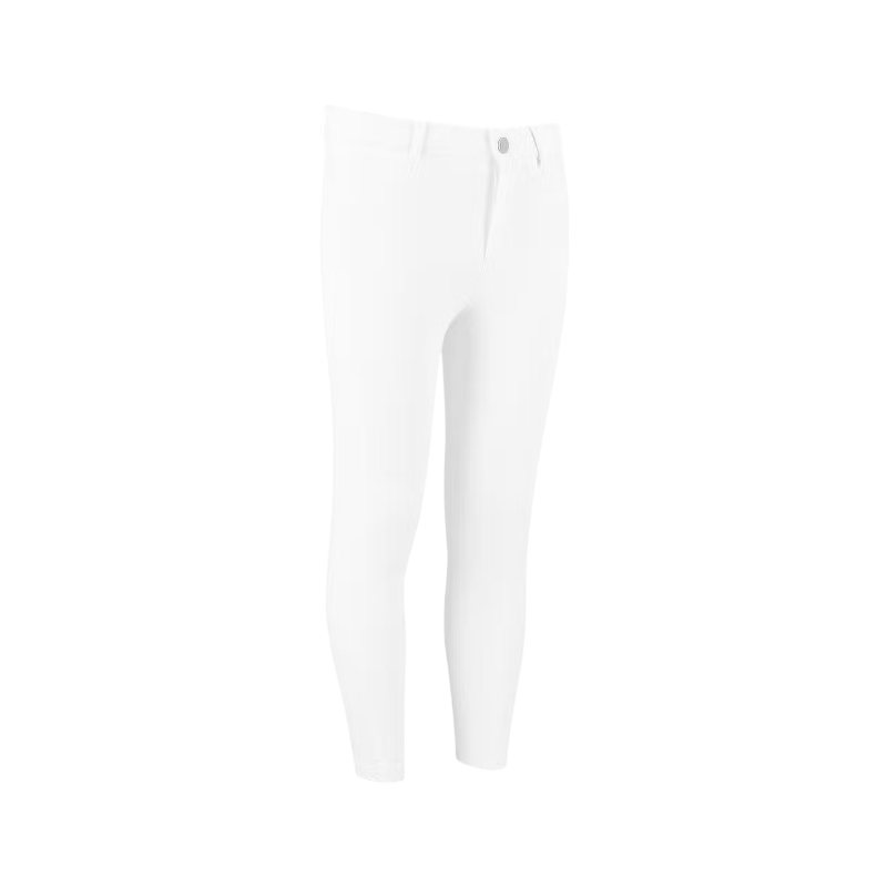 Kentucky Horsewear - Pantalon d'équitation Mexico City garçon avec Grip au genou blanc