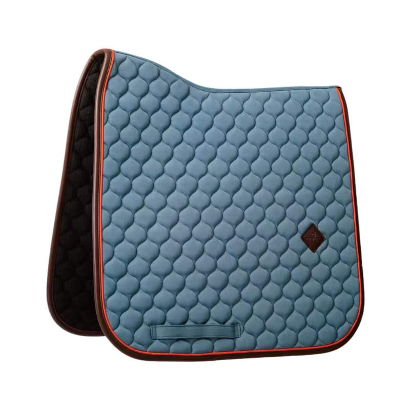 Kentucky Horsewear - Tapis de dressage Onion Quilt Leather Neon bleu