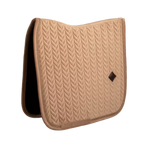 Kentucky Horsewear - Dressuurpad Velvet Mini Pearls beige | - Ohlala