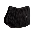 Kentucky Horsewear - Zadeldekje Velvet Mini Pearls zwart | - Ohlala