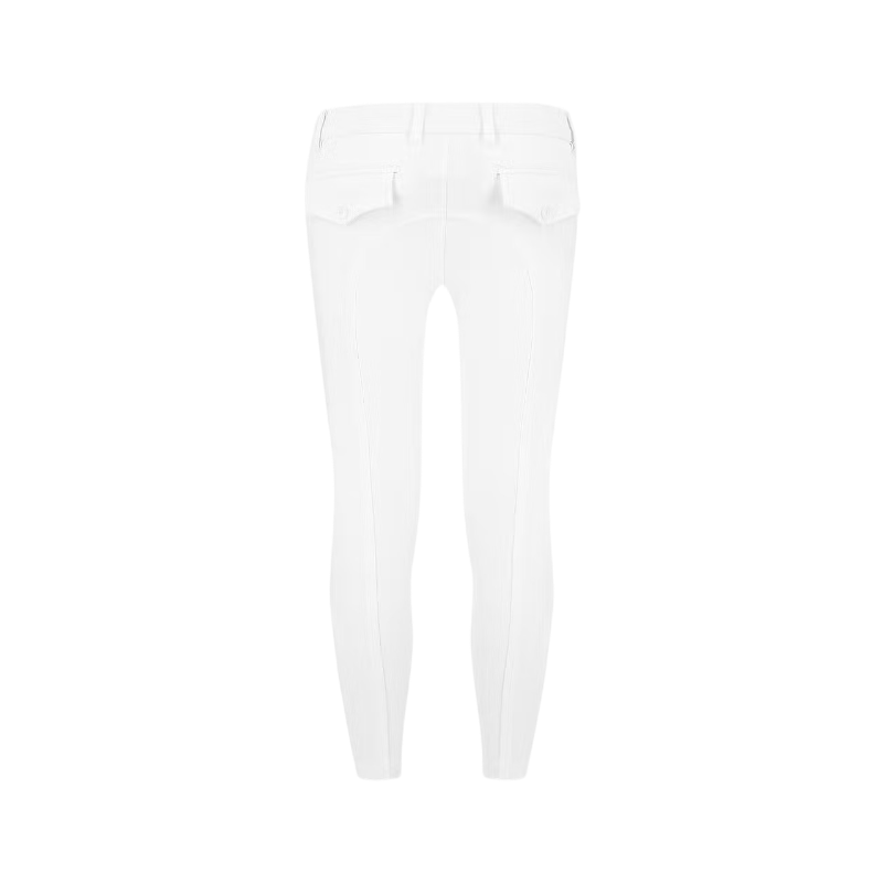 Kentucky Horsewear - Legging d'équitation Mexico Kids garçon avec Grip au genou blanc