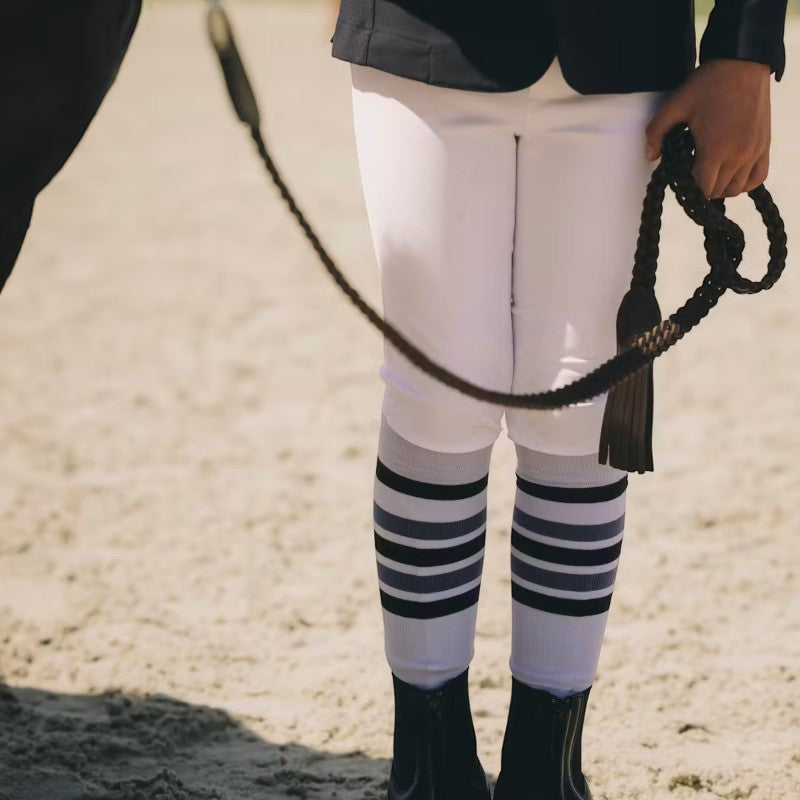 Kentucky Horsewear - Legging d'équitation Mexico Kids garçon avec Grip au genou blanc