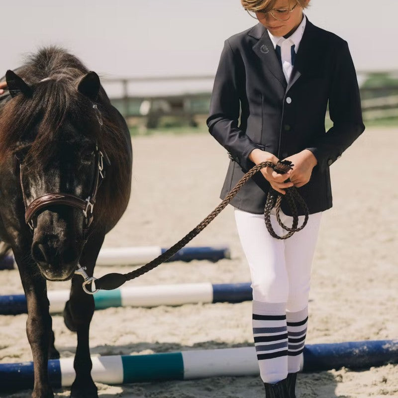 Kentucky Horsewear - Legging d'équitation Mexico Kids garçon avec Grip au genou blanc