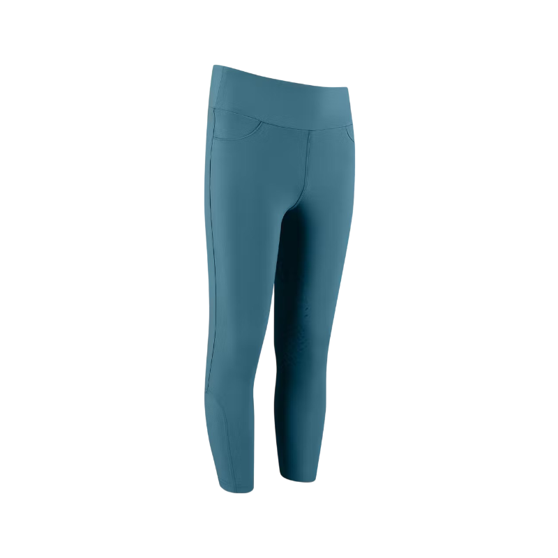 Kentucky Horsewear - Legging d'équitation Miami Kids fille avec Grip au genou émeraude