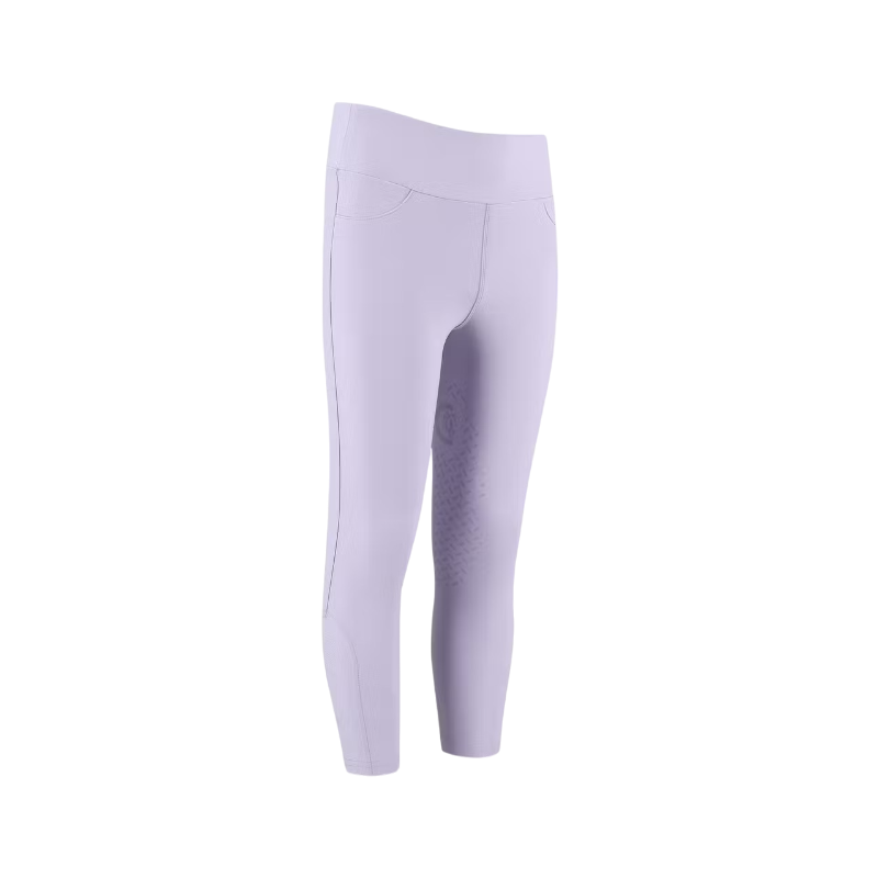 Kentucky Horsewear - Legging d'équitation Miami Kids fille avec Grip au genou parme
