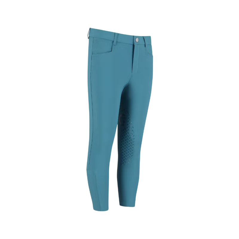 Kentucky Horsewear - Pantalon d'équitation Miami City fille avec Grip au genou émeraude
