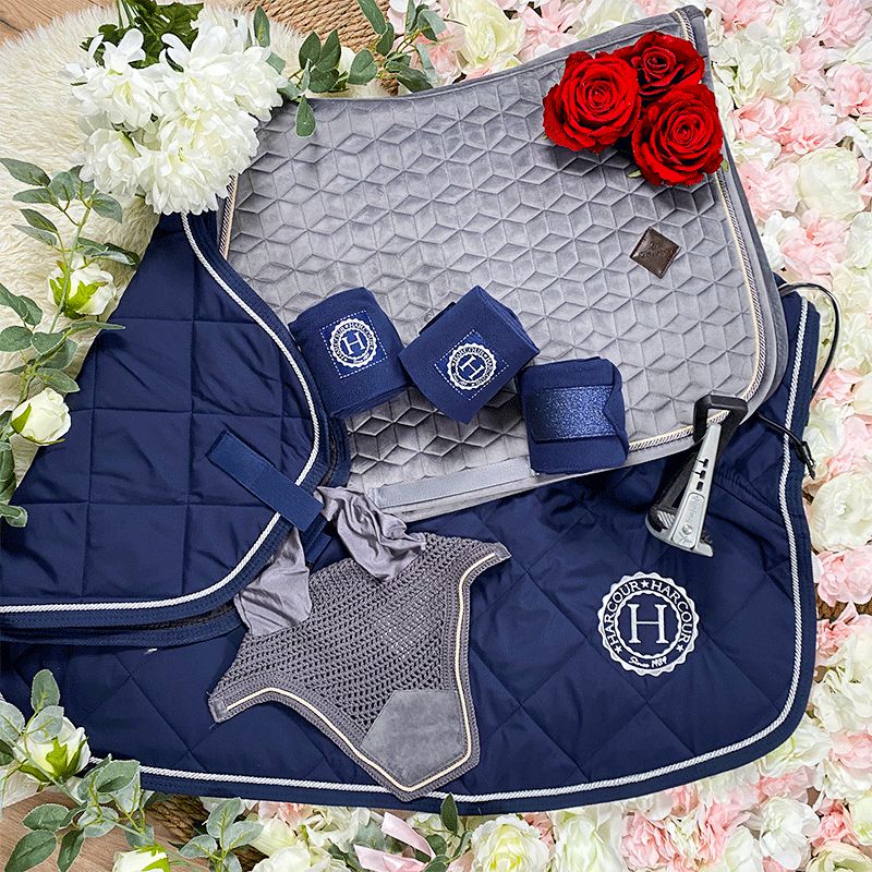 Kentucky Horsewear - Bonnet Wellington basic velvet gris | - Ohlala