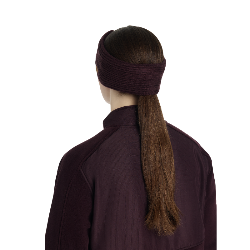 Lemieux - Bandeau femme côtelé croisé Clara damson | - Ohlala