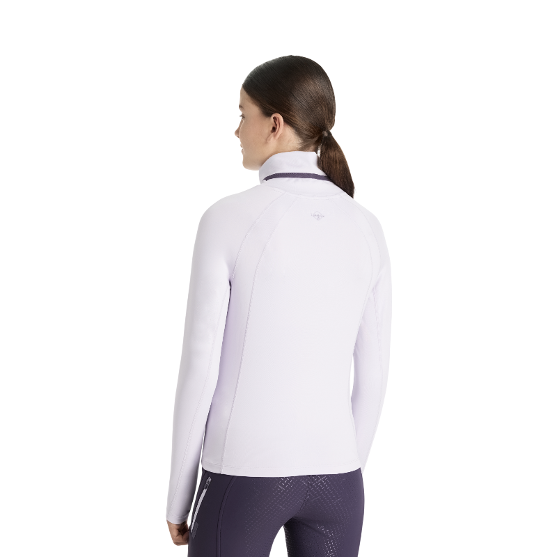 Lemieux - Baselayer fille à col montant Young Rider Savannah lilac