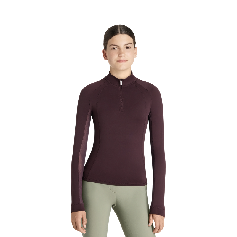 Lemieux - Baselayer léger enfant Young Rider Hope damson
