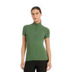 Lemieux - Dames baselayer korte mouwen Mia Mesh hunter green | - Ohlala