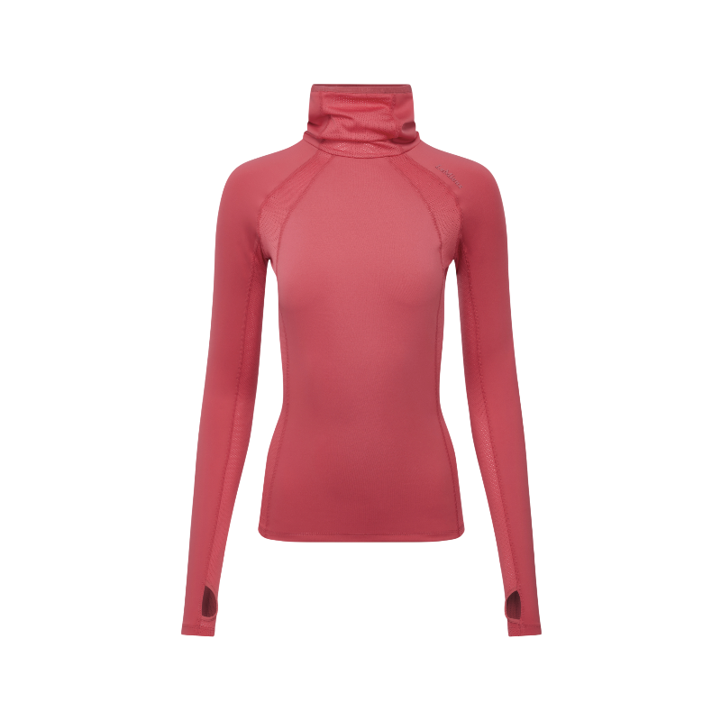 Lemieux - Baselayer manches longues col montant femme Sara cranberry
