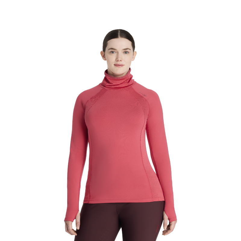 Lemieux - Baselayer manches longues col montant femme Sara cranberry