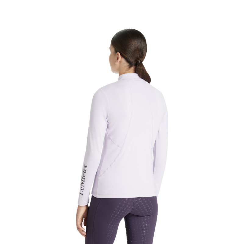 Lemieux - Baselayer manches longues enfant Classique Young Rider lilac