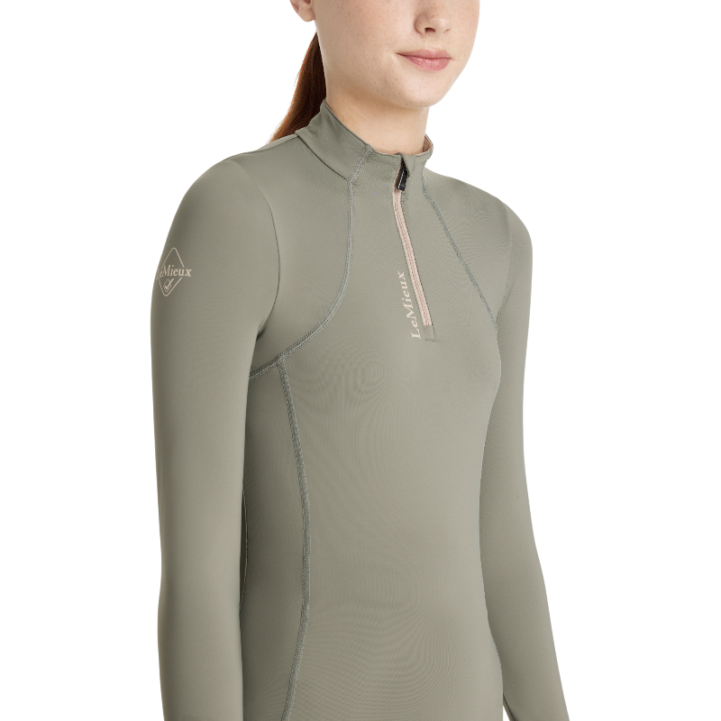 Lemieux - Baselayer manches longues enfant Classique Young Rider rosemary