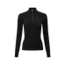 Lemieux - Fleece baselayer met ritskraag dames Frances zwart | - Ohlala