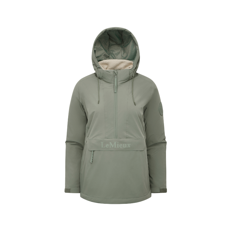Lemieux - Blouson imperméable demi-zippé Phoebe femme rosemary