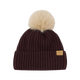 Lemieux - Bonnet femme côtelé Clara damson | - Ohlala