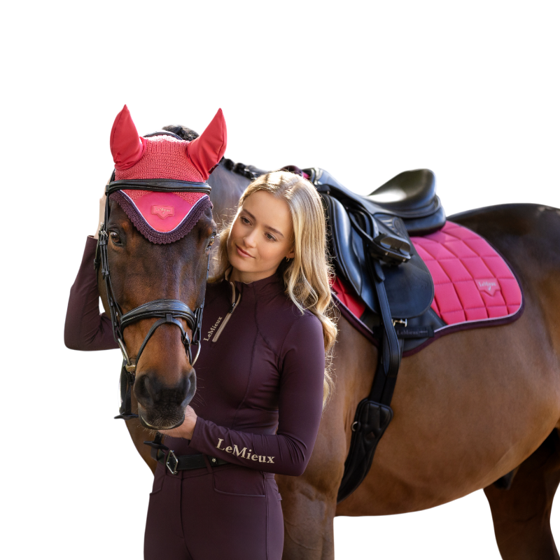 LeMieux - Bonnet pour chevaux Loire cranberry
