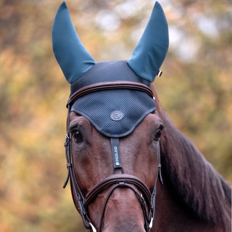 Kingsland - Bonnet pour chevaux en mesh KLMaxine marine | - Ohlala