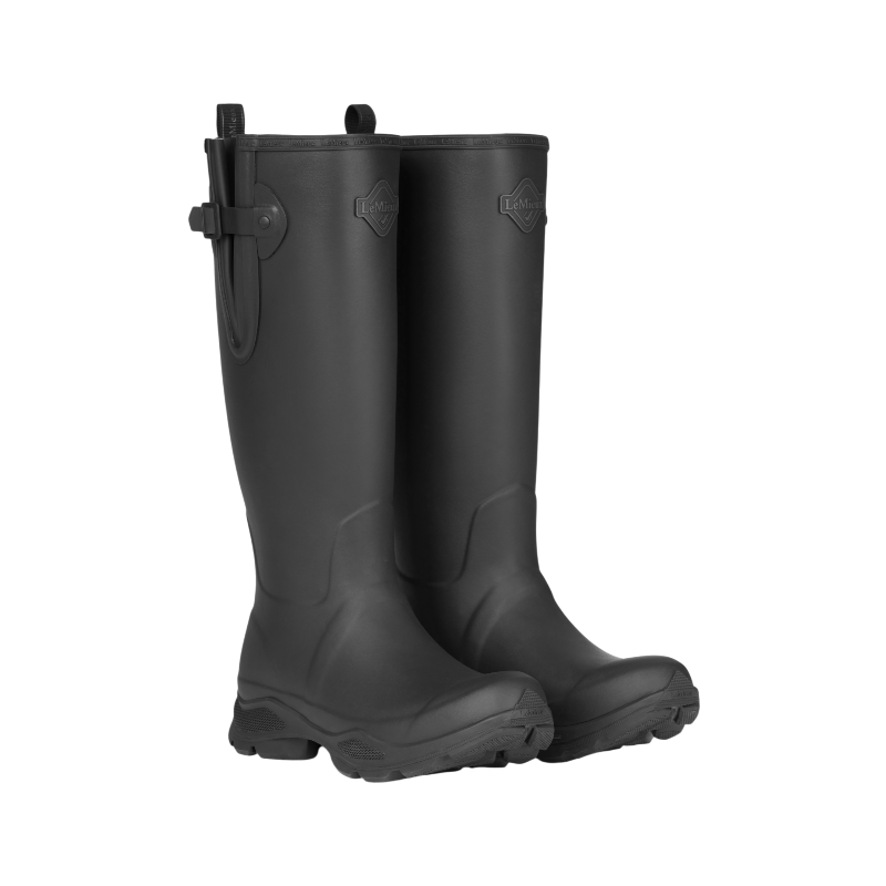 Lemieux - Bottes en caoutchouc Ultra Stride noir | - Ohlala