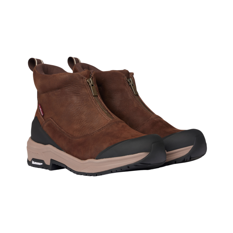 Lemieux - Bottines Trex imperméables à fermeture éclair marron | - Ohlala