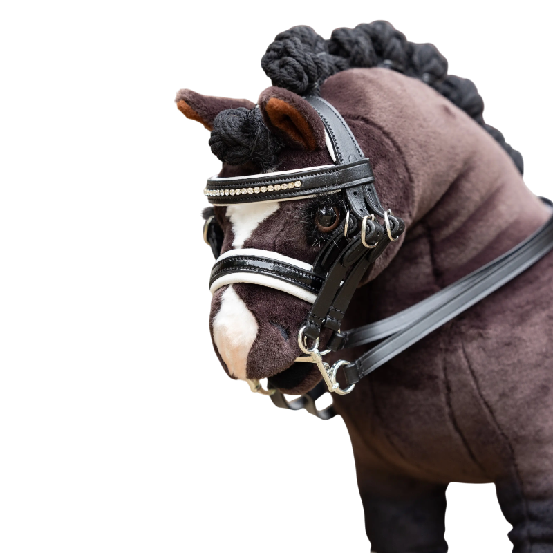Lemieux - Bride pour Toy Pony noir