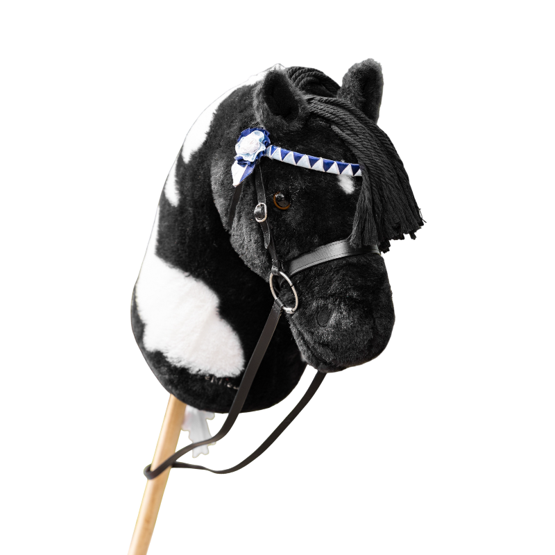Lemieux - Bridon de Showing pour hobby horse noir | - Ohlala