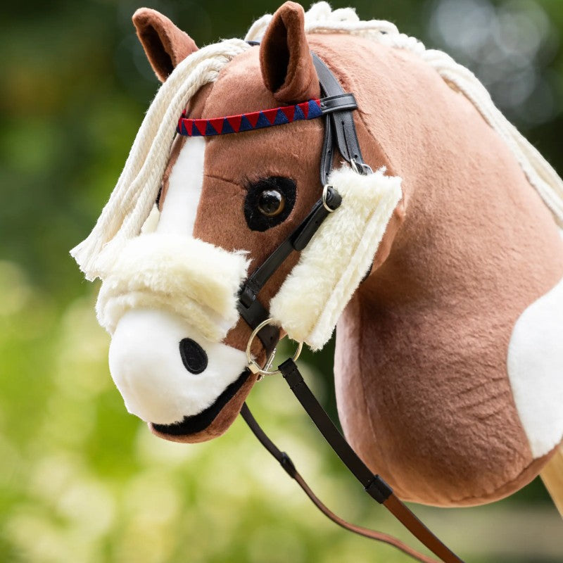 Lemieux - Bridon de course pour Hobby Horse noir | - Ohlala