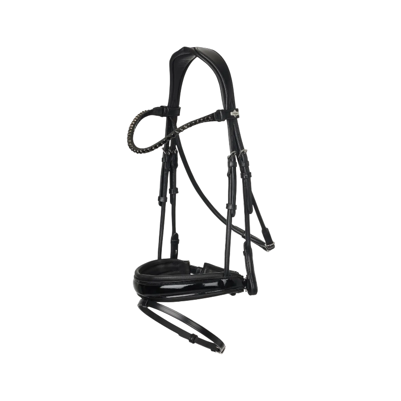 Lemieux - Bridon de dressage Kudos Patent noir