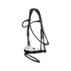 Lemieux - Bridon de dressage Kudos Patent noir/ blanc | - Ohlala