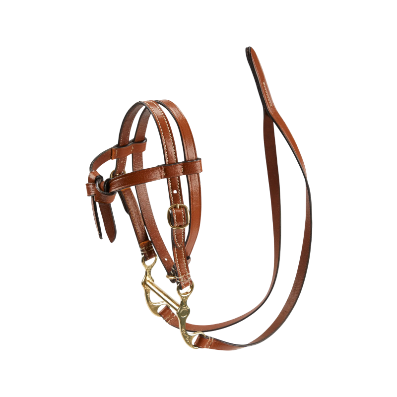 Lemieux - Bridon western pour Toy Pony tan