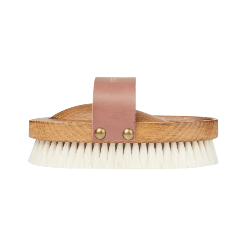 Lemieux - Brosse douce en poils de chèvre Artisan marron