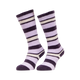 Lemieux - Chaussettes Fluffy Sabrina stripe lilac | - Ohlala