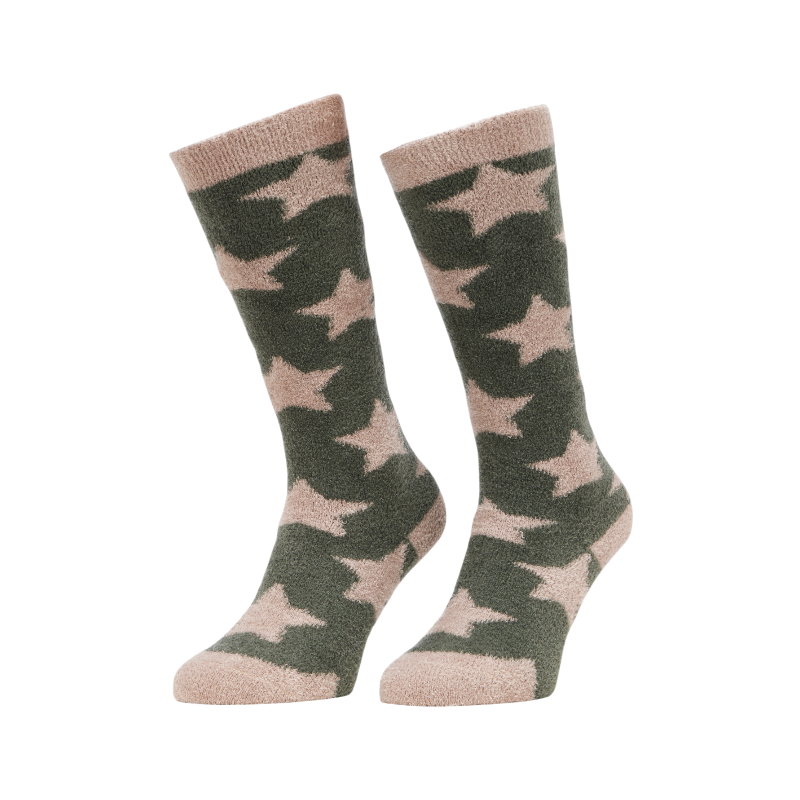 Lemieux - Chaussettes Fluffy Sasha Star almond | - Ohlala