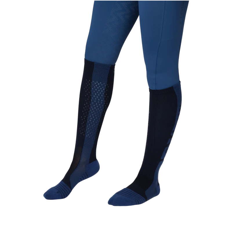 Lemieux - Chaussettes d'équitation junior Performance Silicone marine | - Ohlala