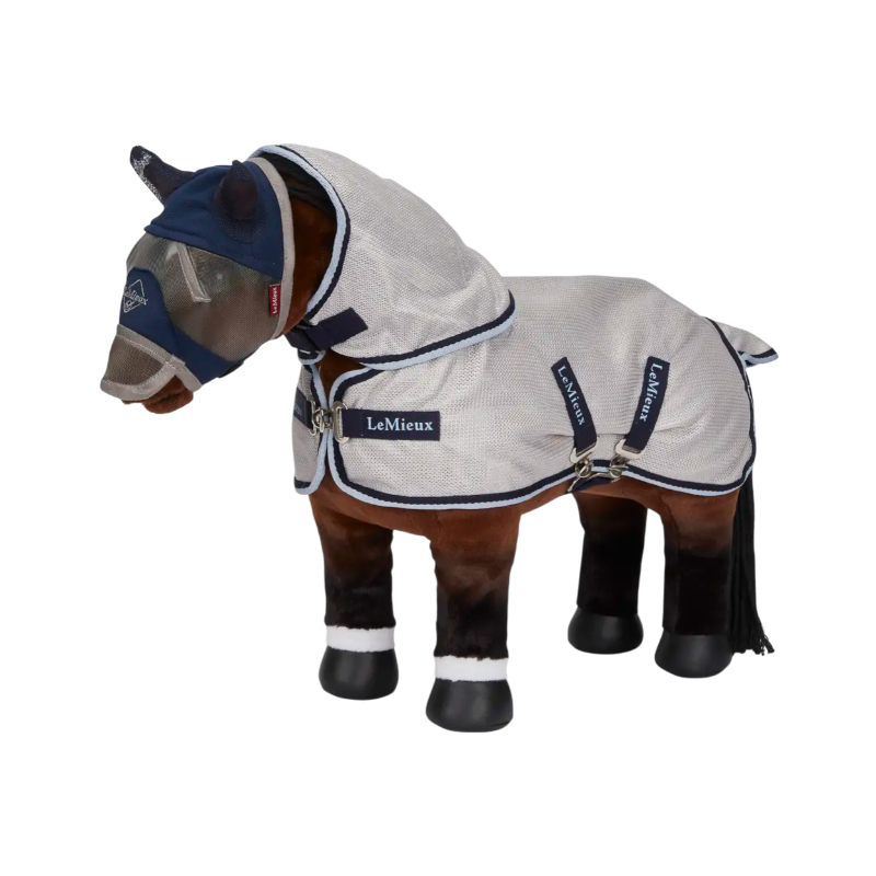 Lemieux - Chemise anti-mouches pour Toy Pony gris/ marine
