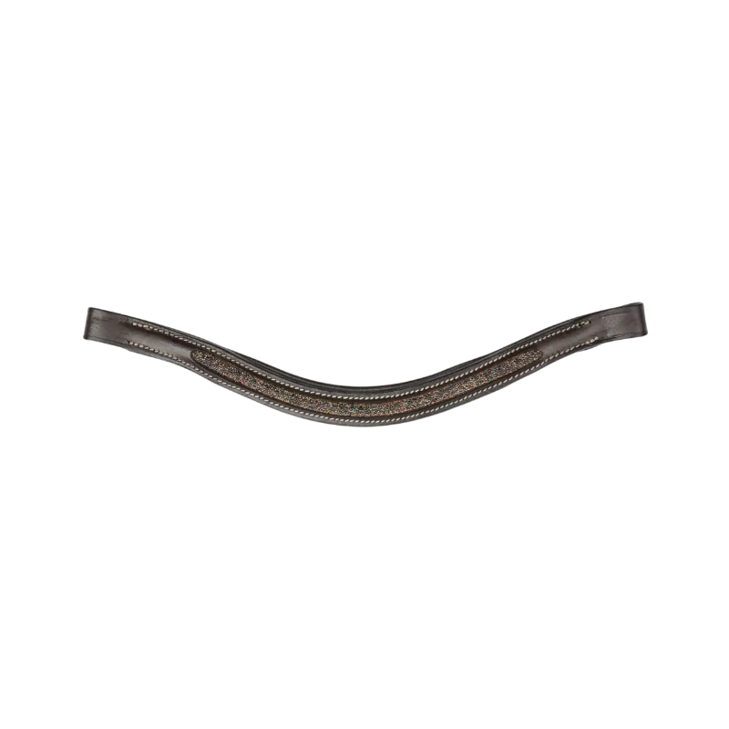 Lemieux - Frontal pour bridon de Hobby Horse Crystal marron | - Ohlala