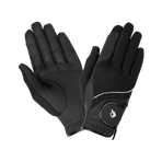 Lemieux - Gants d'équitation Crystal noir | - Ohlala