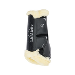 Lemieux - Motionflex dressuurbeenbeschermers met bont zwart/naturel | - Ohlala
