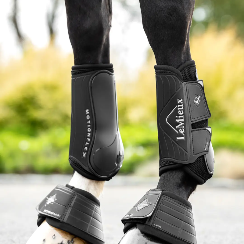 Lemieux - Guêtres fermées de dressage Motionflex noir