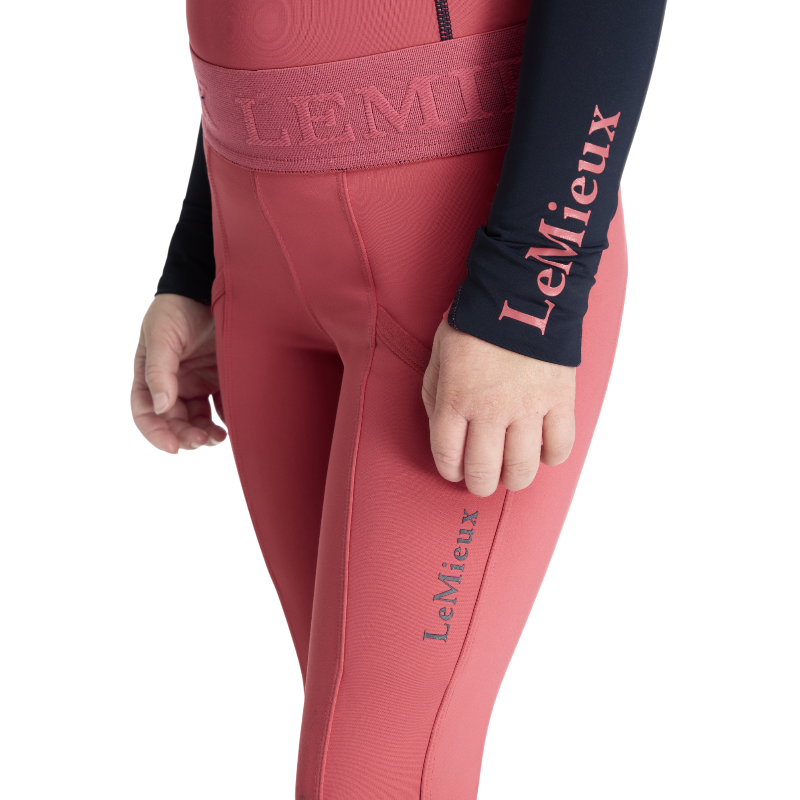 Lemieux - Legging d'équitation enfant Pull-on Mini cranberry