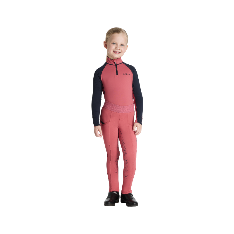 Lemieux - Legging d'équitation enfant Pull-on Mini cranberry