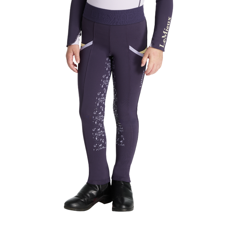 Lemieux - Legging d'équitation enfant Pull-on Mini juniper