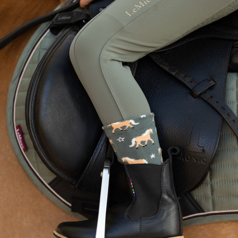 Lemieux - Legging d'équitation enfant Pull-on Mini rosemary