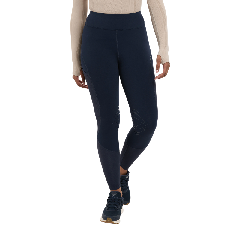 Lemieux - Legging d'équitation femme Mesh Lydia marine | - Ohlala