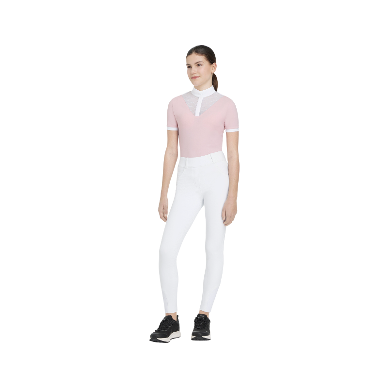Lemieux - Legging d’équitation fille Remi Young Rider blanc
