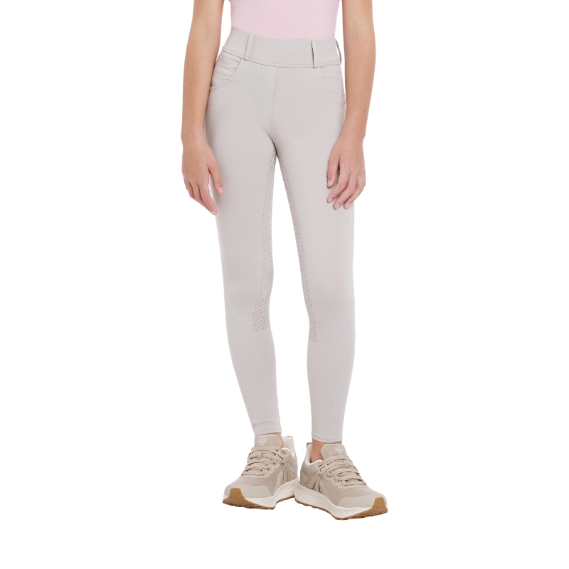 Lemieux - Legging d’équitation fille Remi Young Rider stone