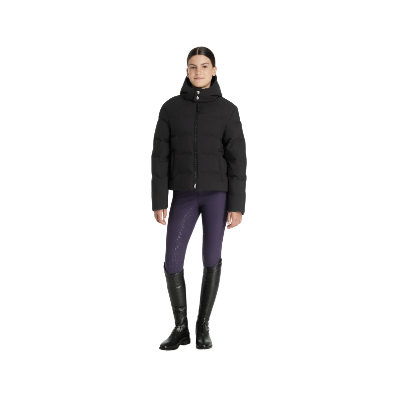 Lemieux - Manteau d’équitation imperméable enfant Young Rider Daisy noir