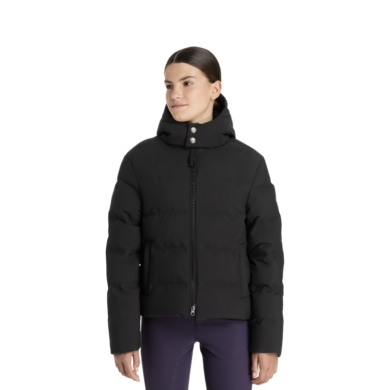 Lemieux - Manteau d’équitation imperméable enfant Young Rider Daisy noir
